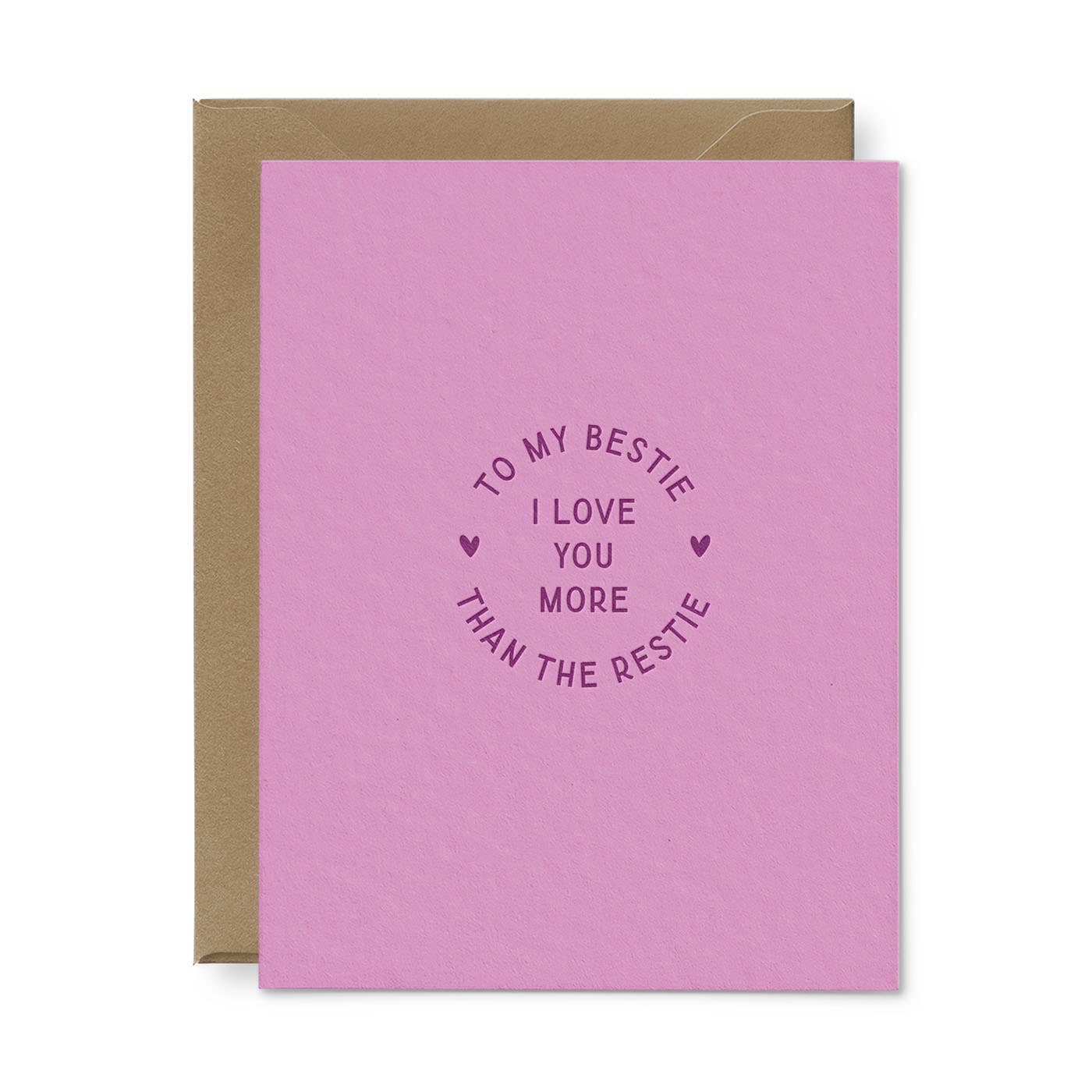 To My Bestie Love Greeting Card