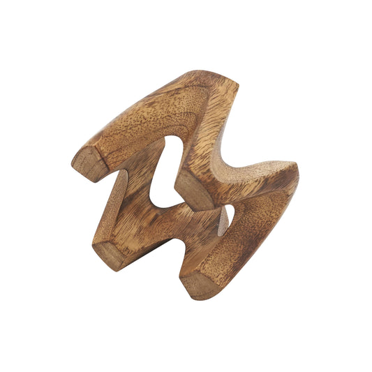 Wood W Napkin Ring