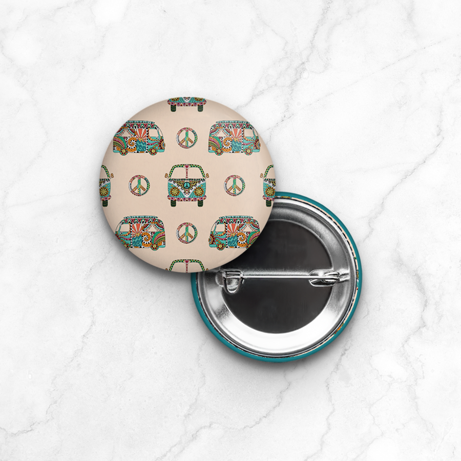 Retro Pinback Button