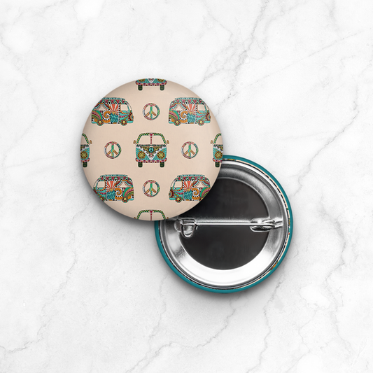 Retro Pinback Button