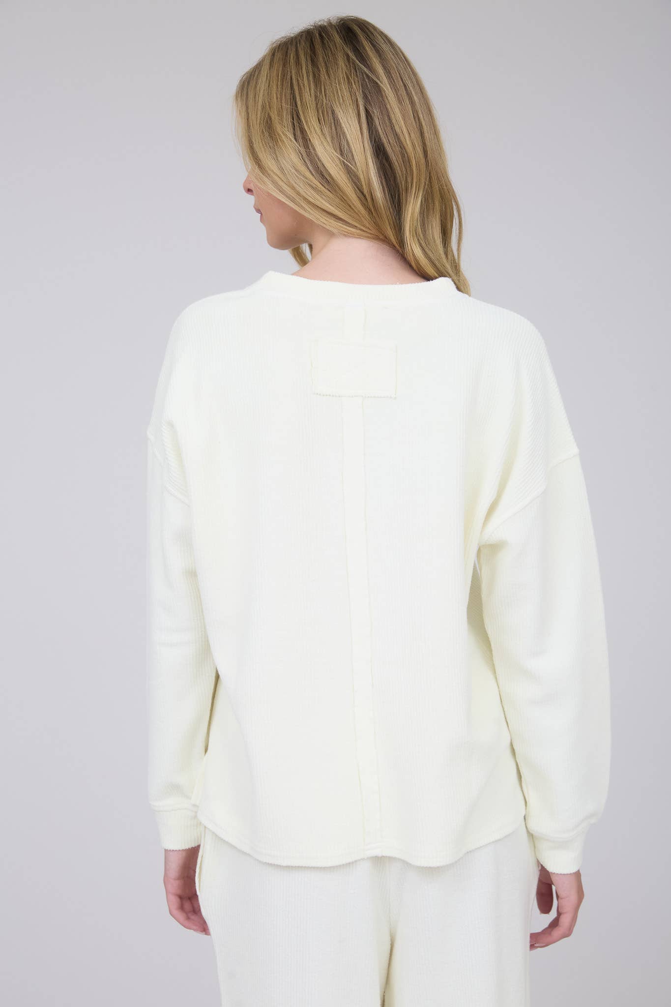 Long Sleeve Rib Knit Top