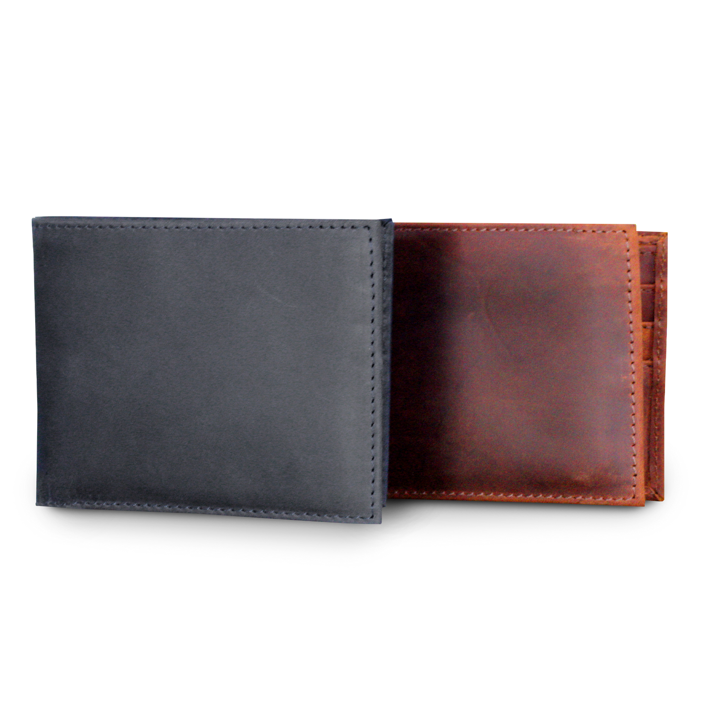 Leather Wallet  Electric Black