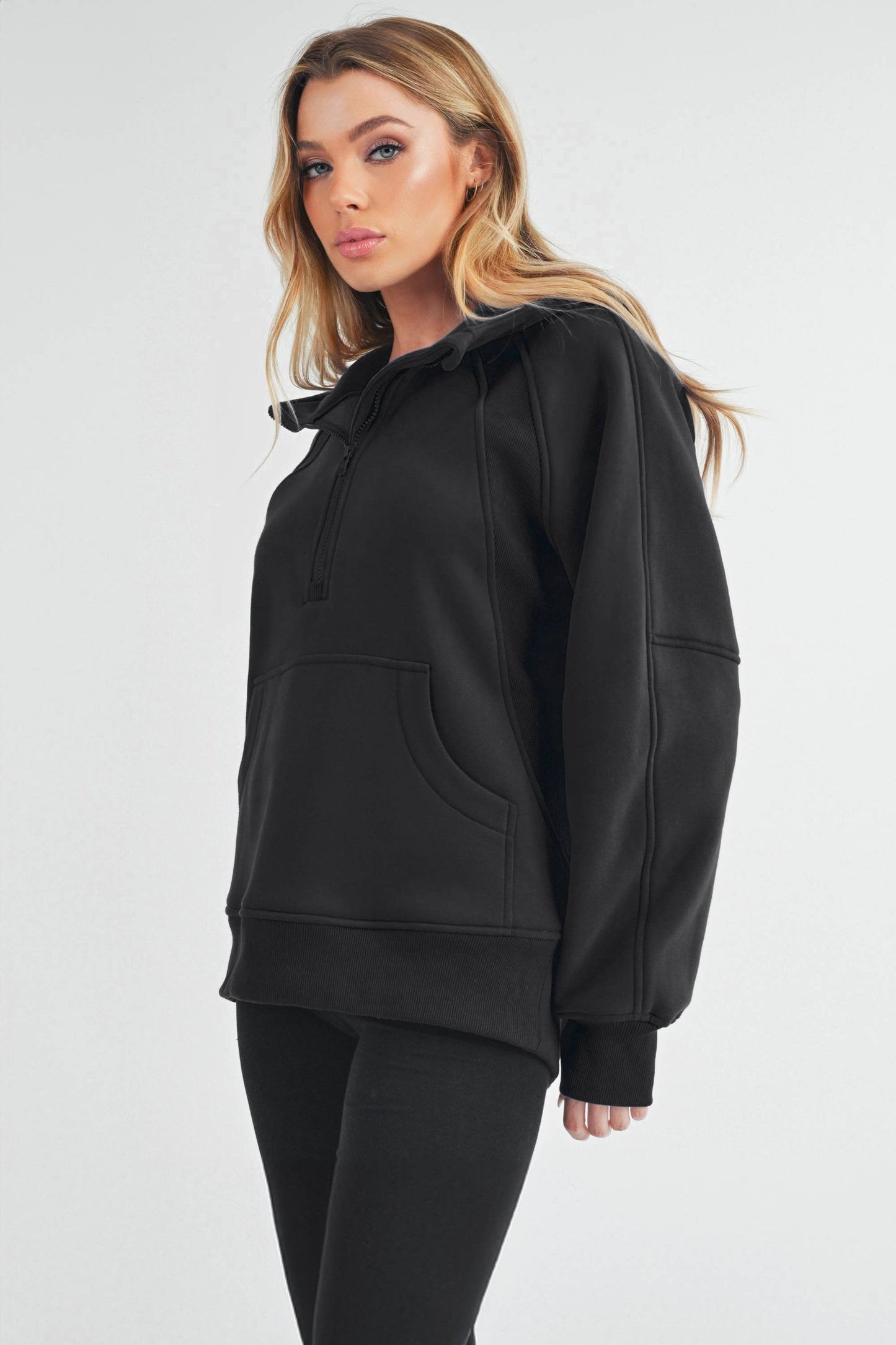 990DK Long Drea Half-Zip Hoodie