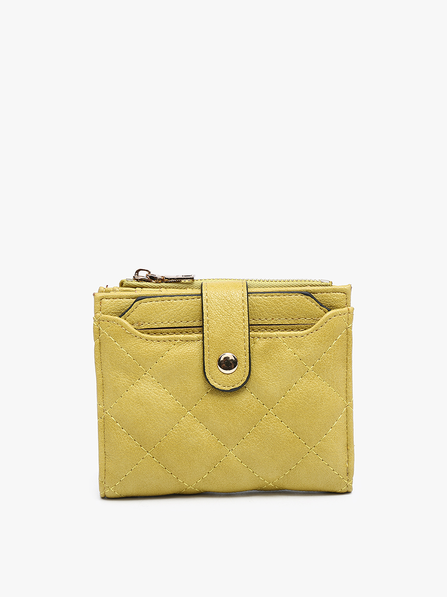 WL2228 Melody Quilted Zip Top Wallet