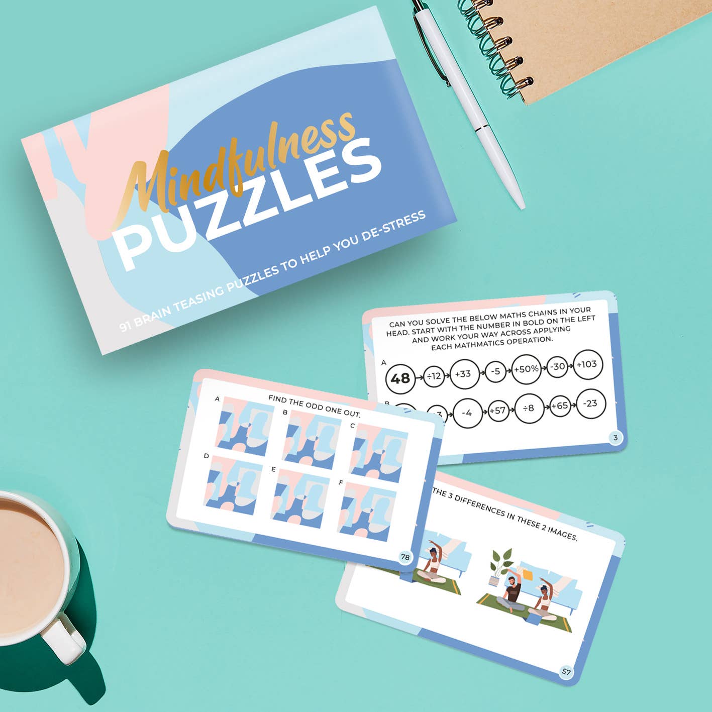 Mindfulness Puzzles Cards