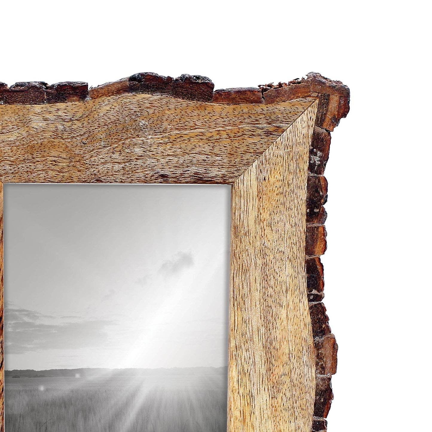 Rustic Live Edge 4x6 Picture Frame