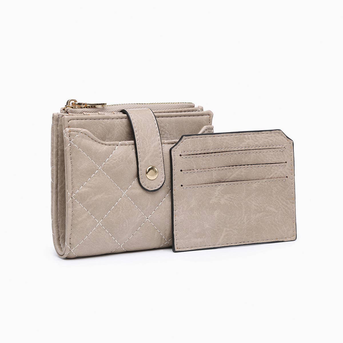 WL2228 Melody Quilted Zip Top Wallet