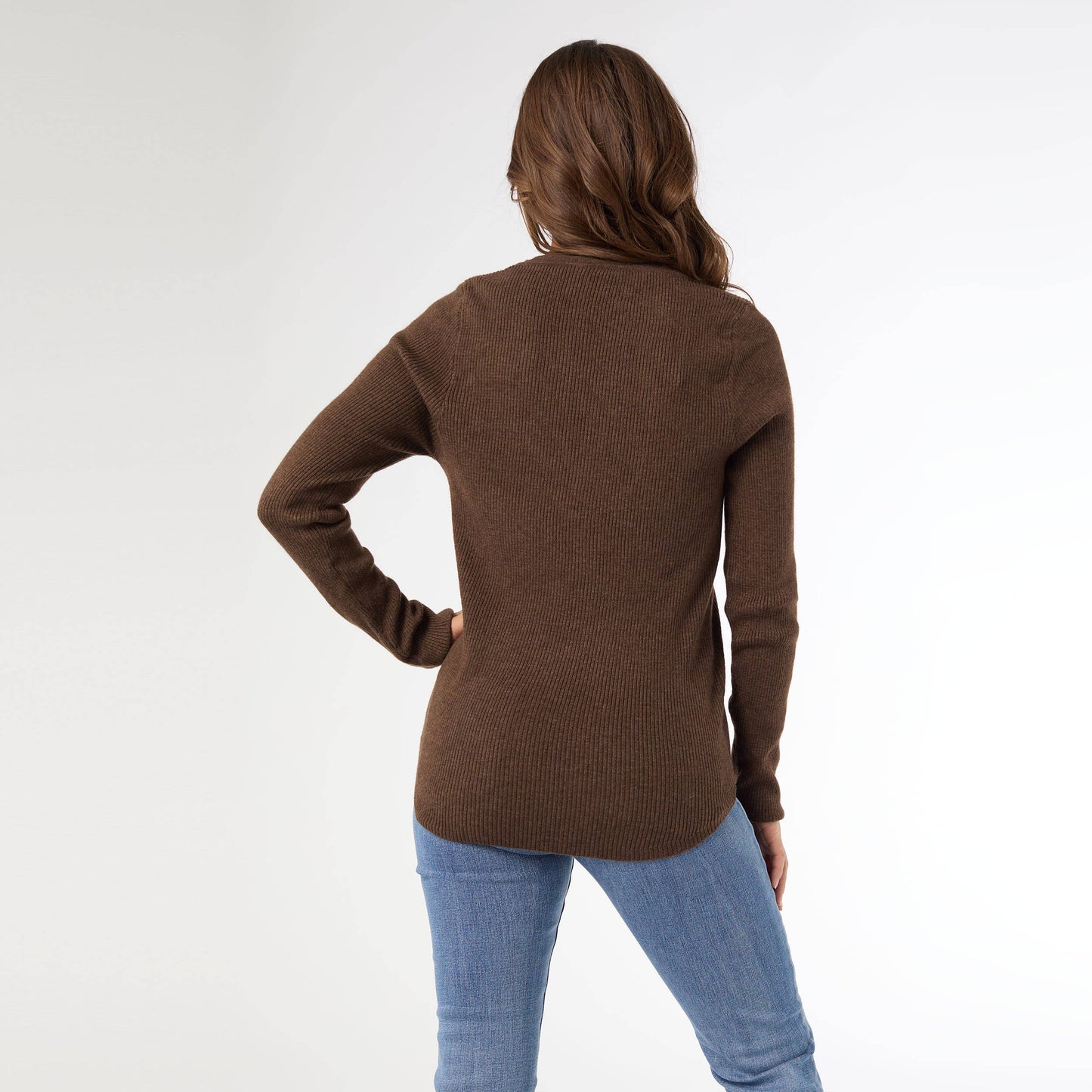 Kym Soft Henley Top with Buttons