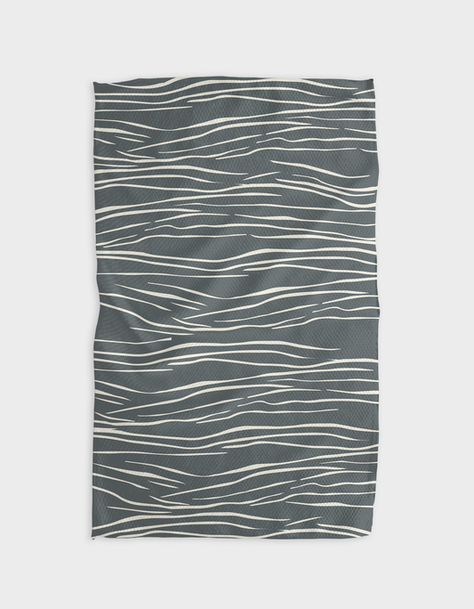 Flowing Midnight Tea Towel