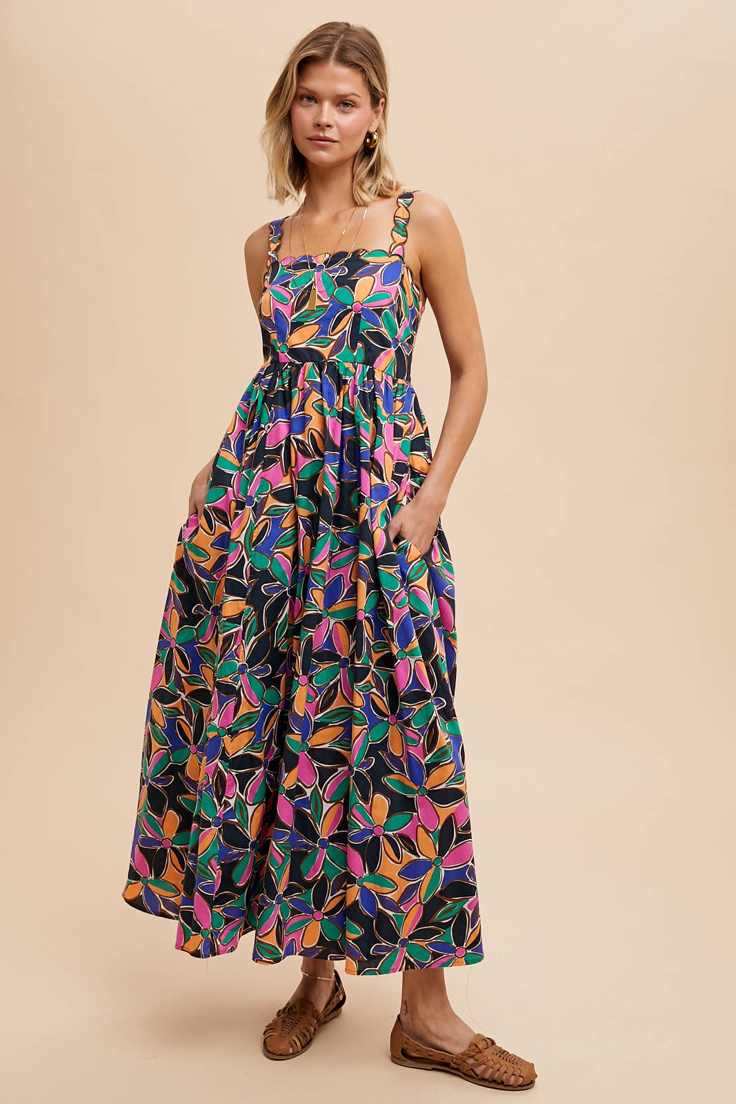 Bold Print Maxi Dress