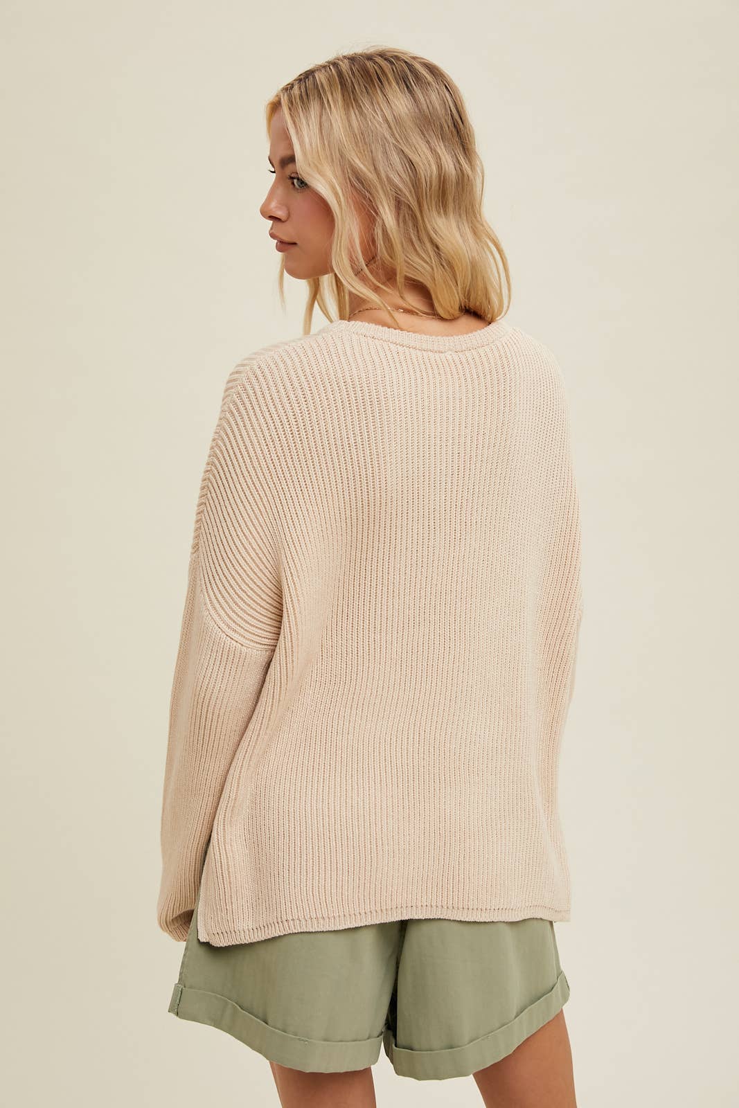 RIBBED SWEATER