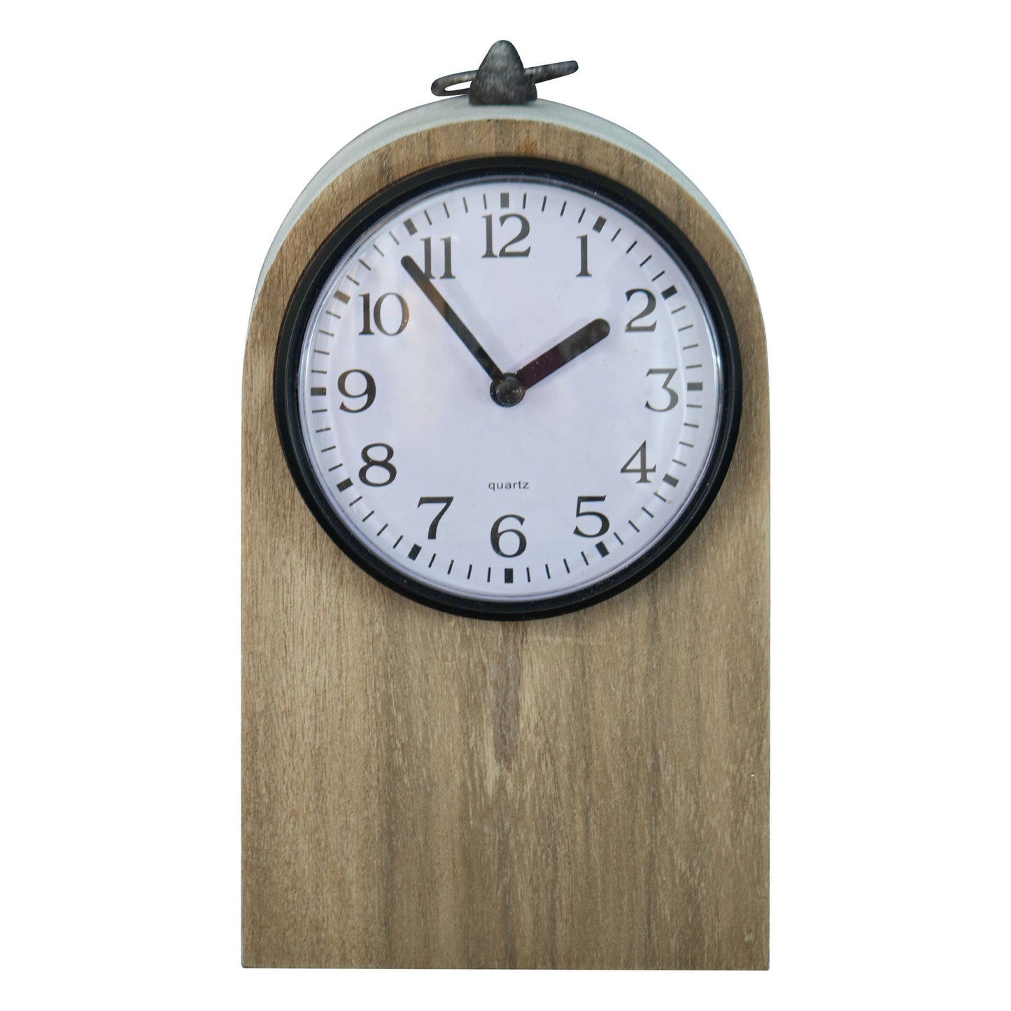 Rustic Wood Battery Operated Clock