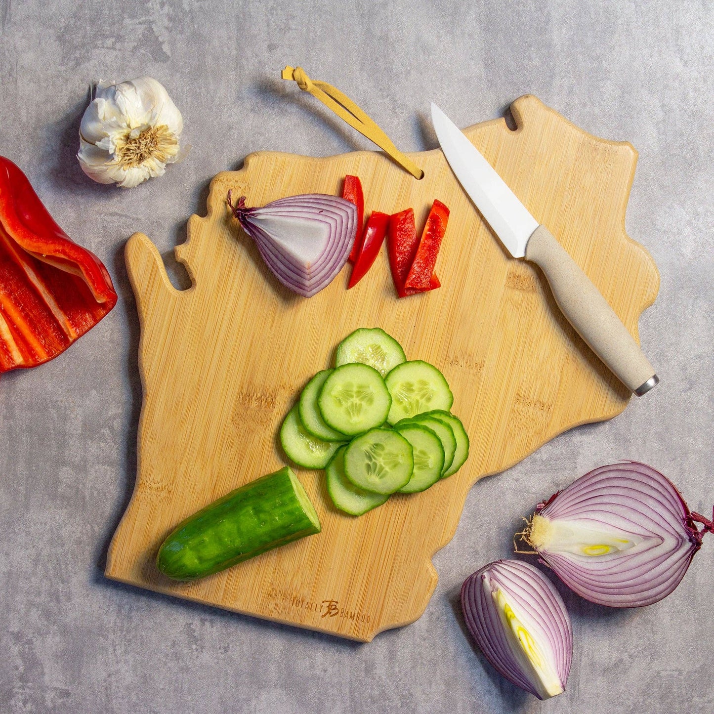 Wisconsin Cutting Board with Artwork