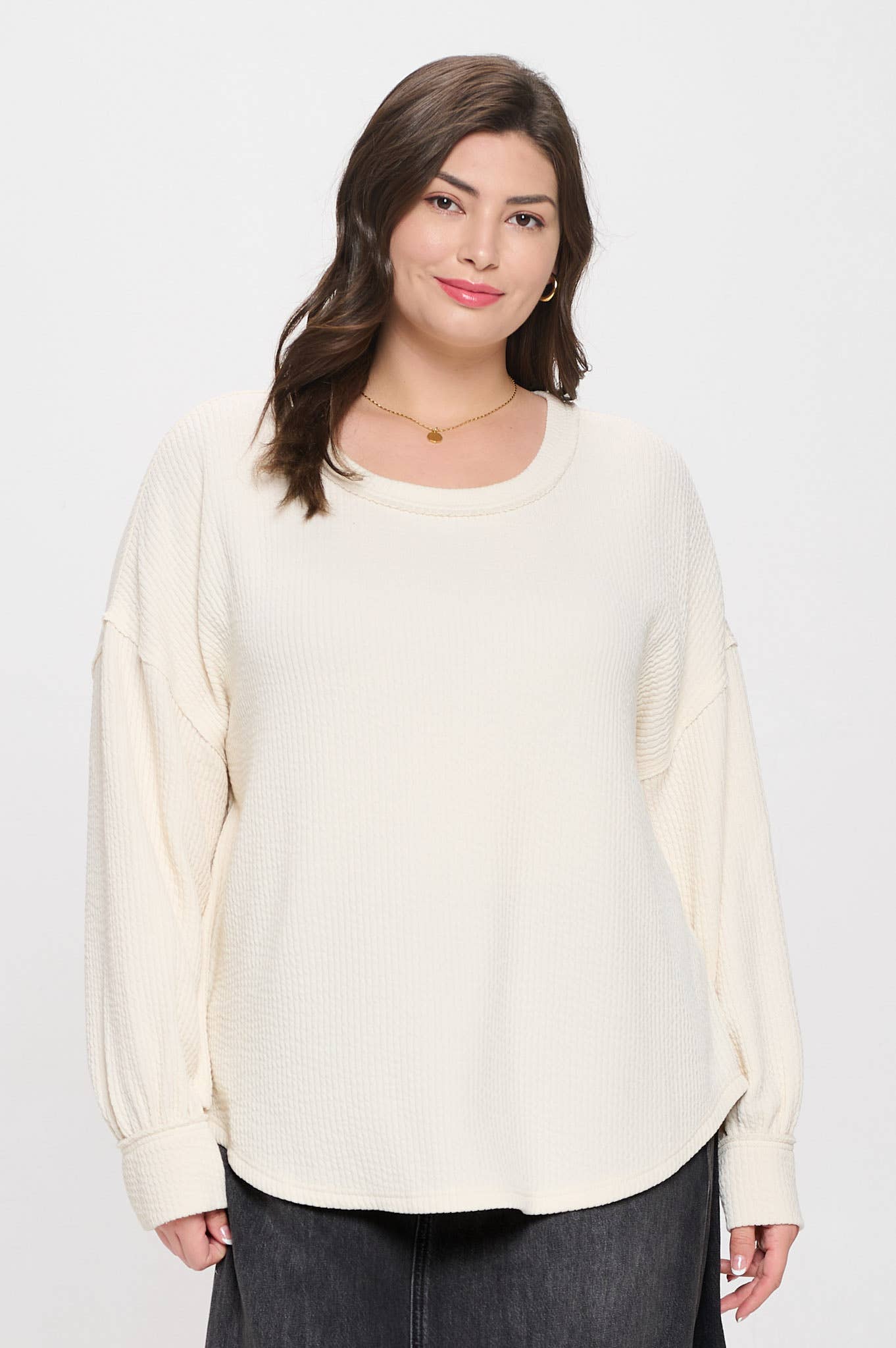 LONG SLEEVE SWEATER TOP