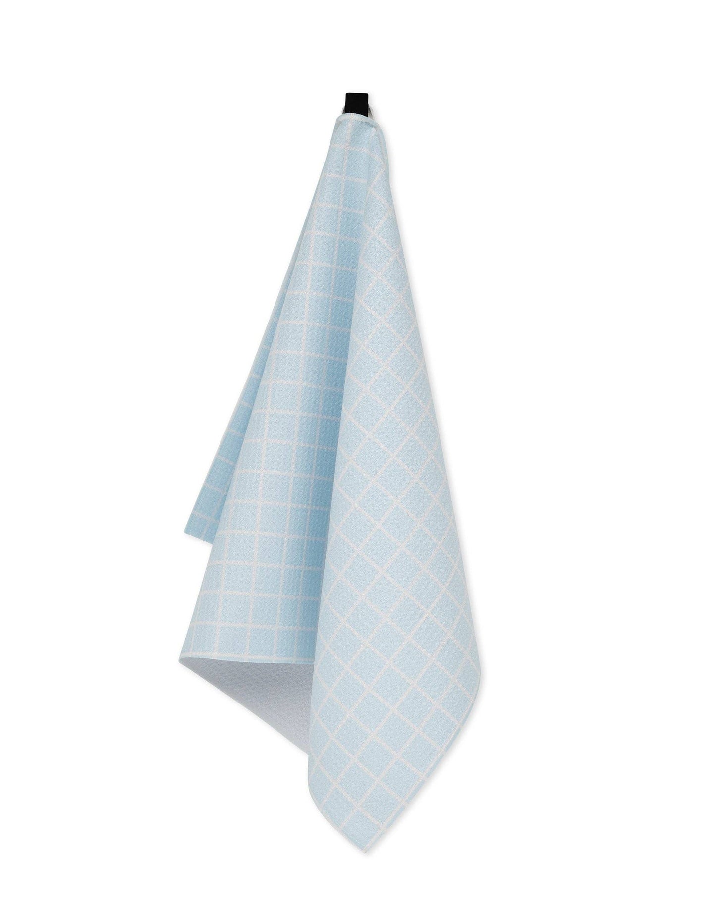 Summer Grid Blue Tea Towel