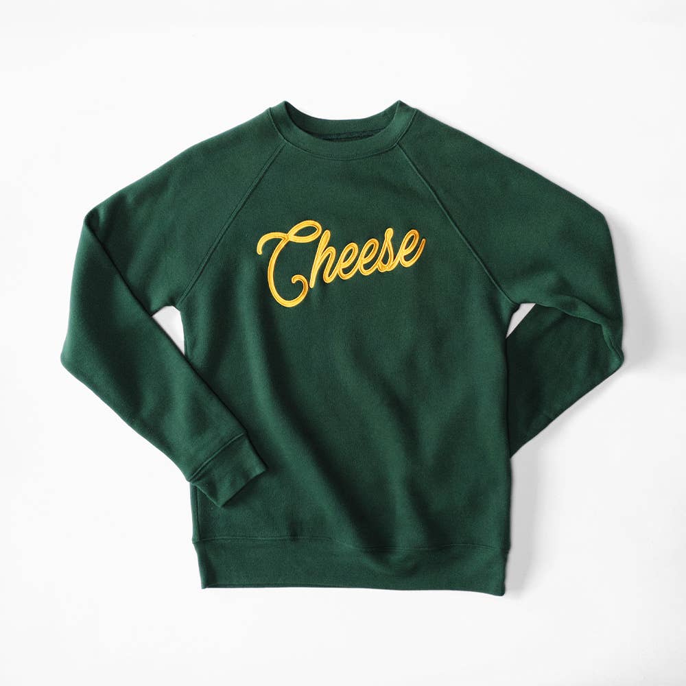 Say Cheese Crewneck - Adult Emerald