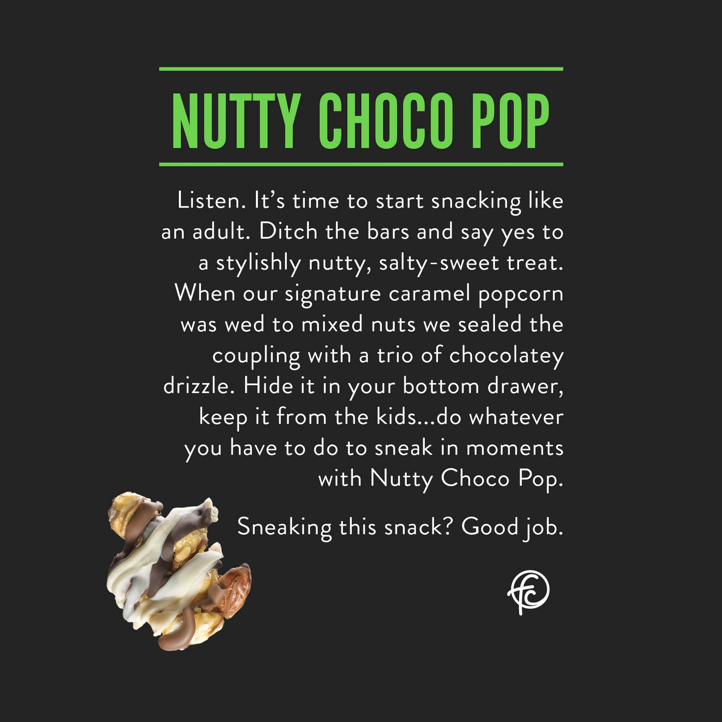 Nutty Choco Pop 5oz