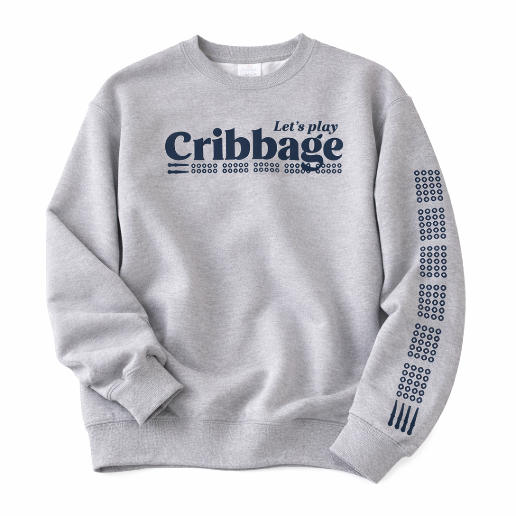 Let's Play Cribbage Crewneck