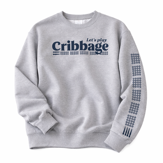 Let's Play Cribbage Crewneck