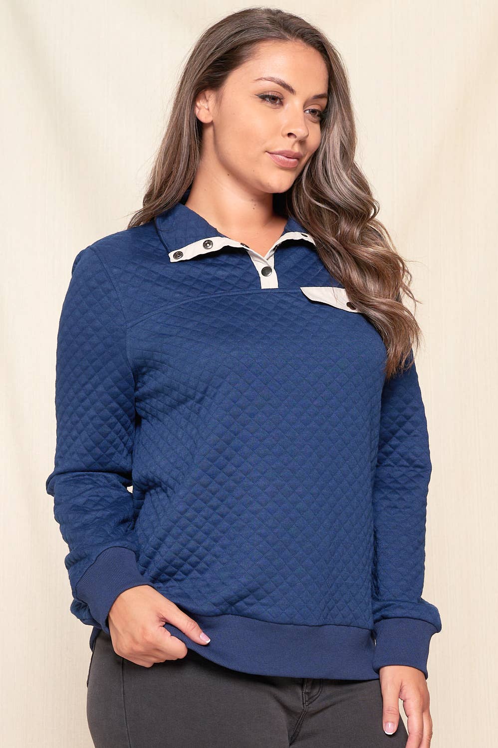 DIAMOND PULL OVER - 13497TPL