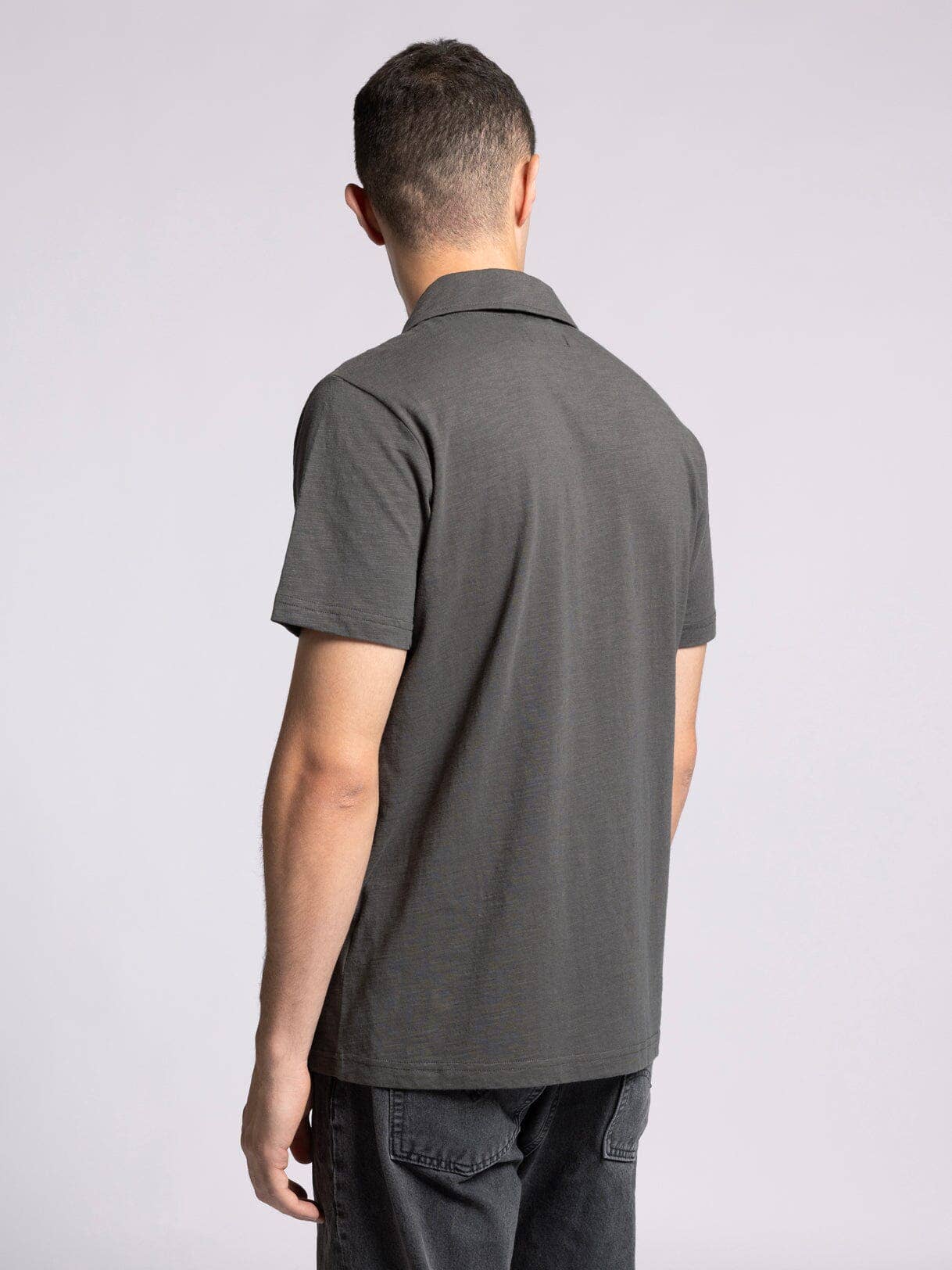 WILLIAM TOP - Cotton Collar Tee