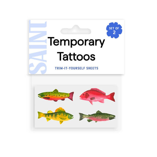 Gone Fishin' Temporary Tattoos