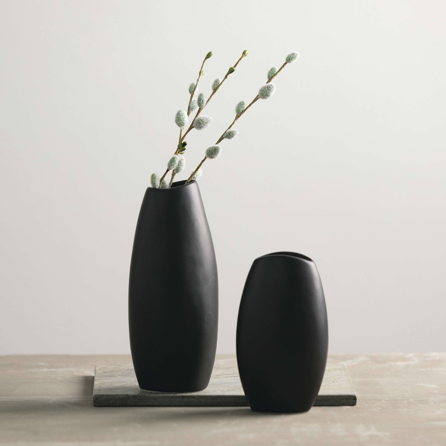 Modern Matte Black Vase
