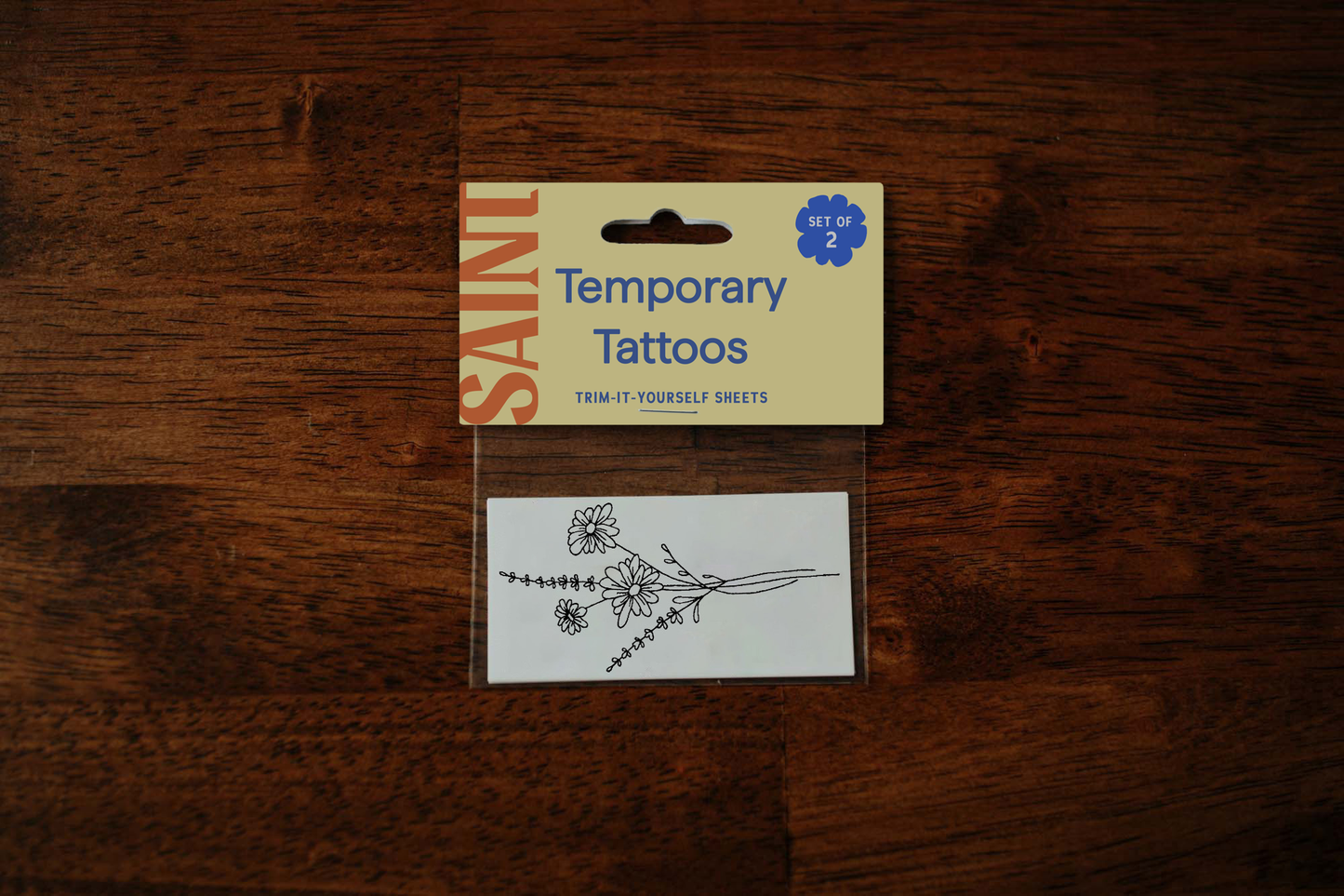 Daisy Temporary Tattoos