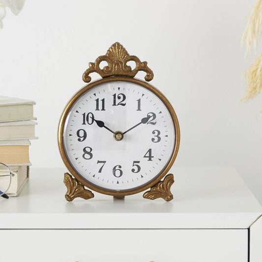 Ornate Gold Table Clock