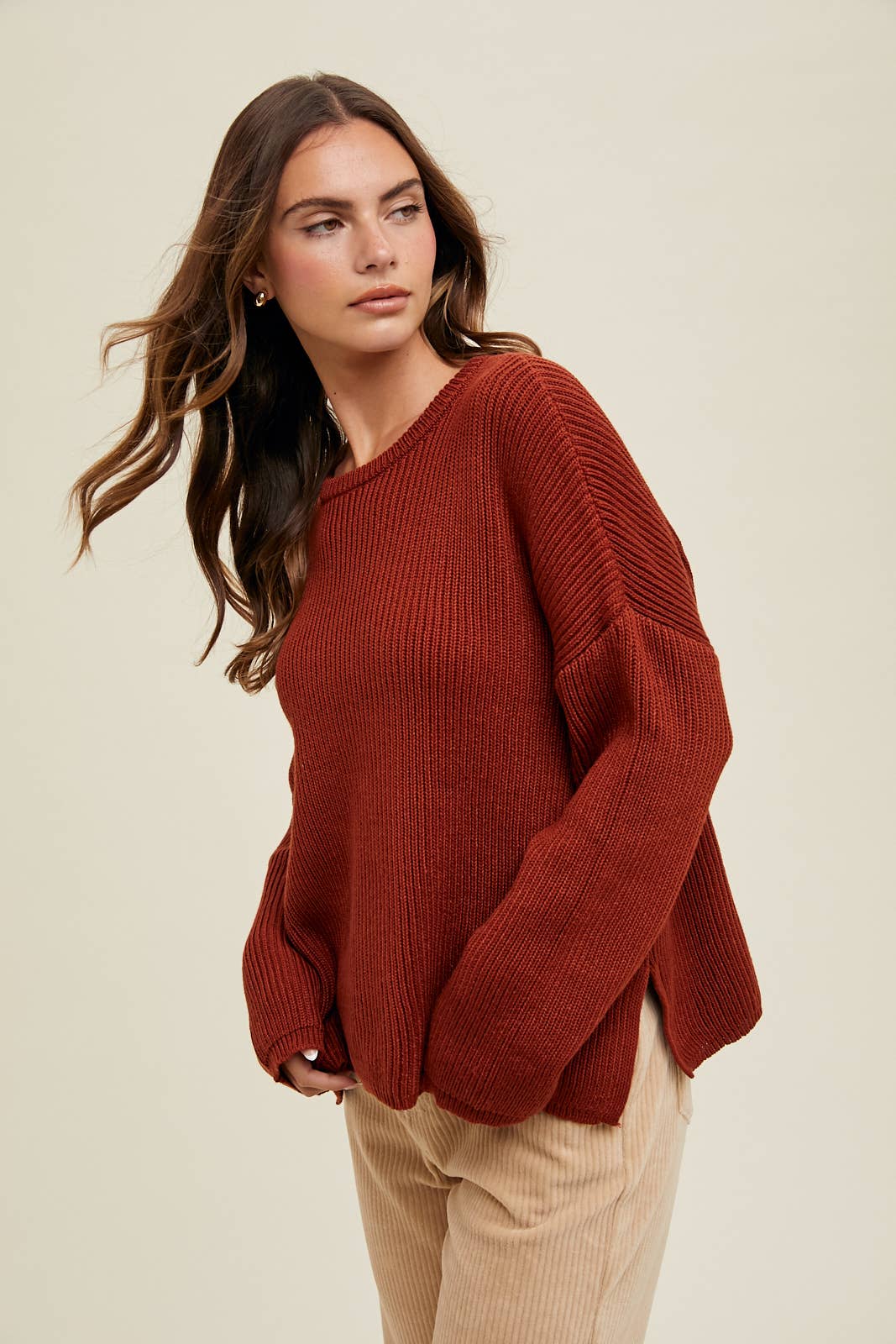 RIBBED SWEATER