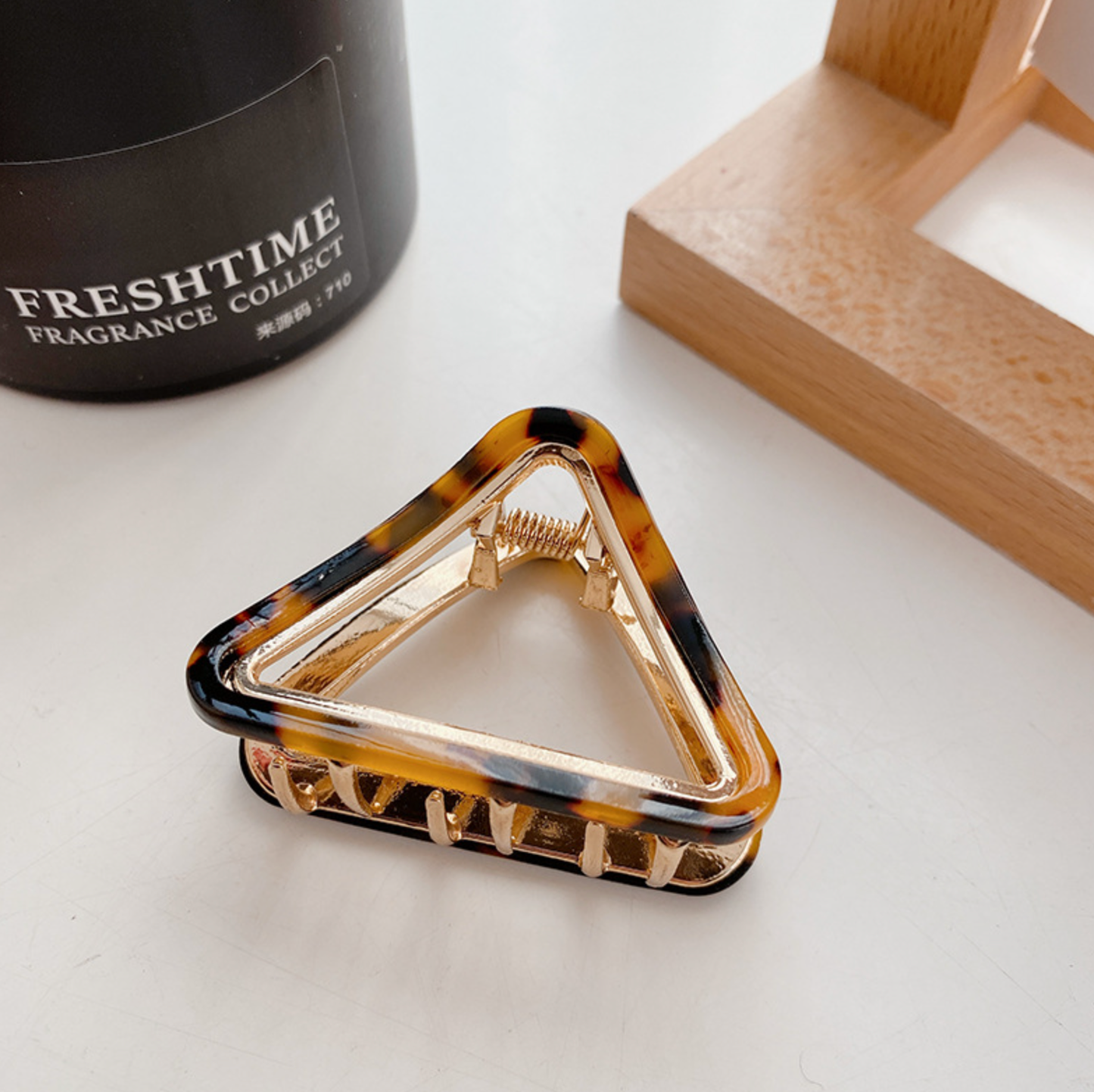 Triangle Gold Hair Clip