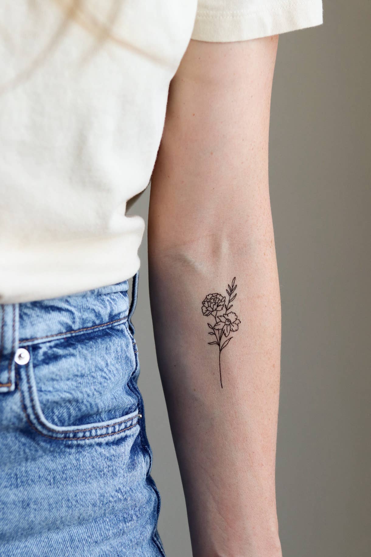 Golden Duo Temporary Tattoos