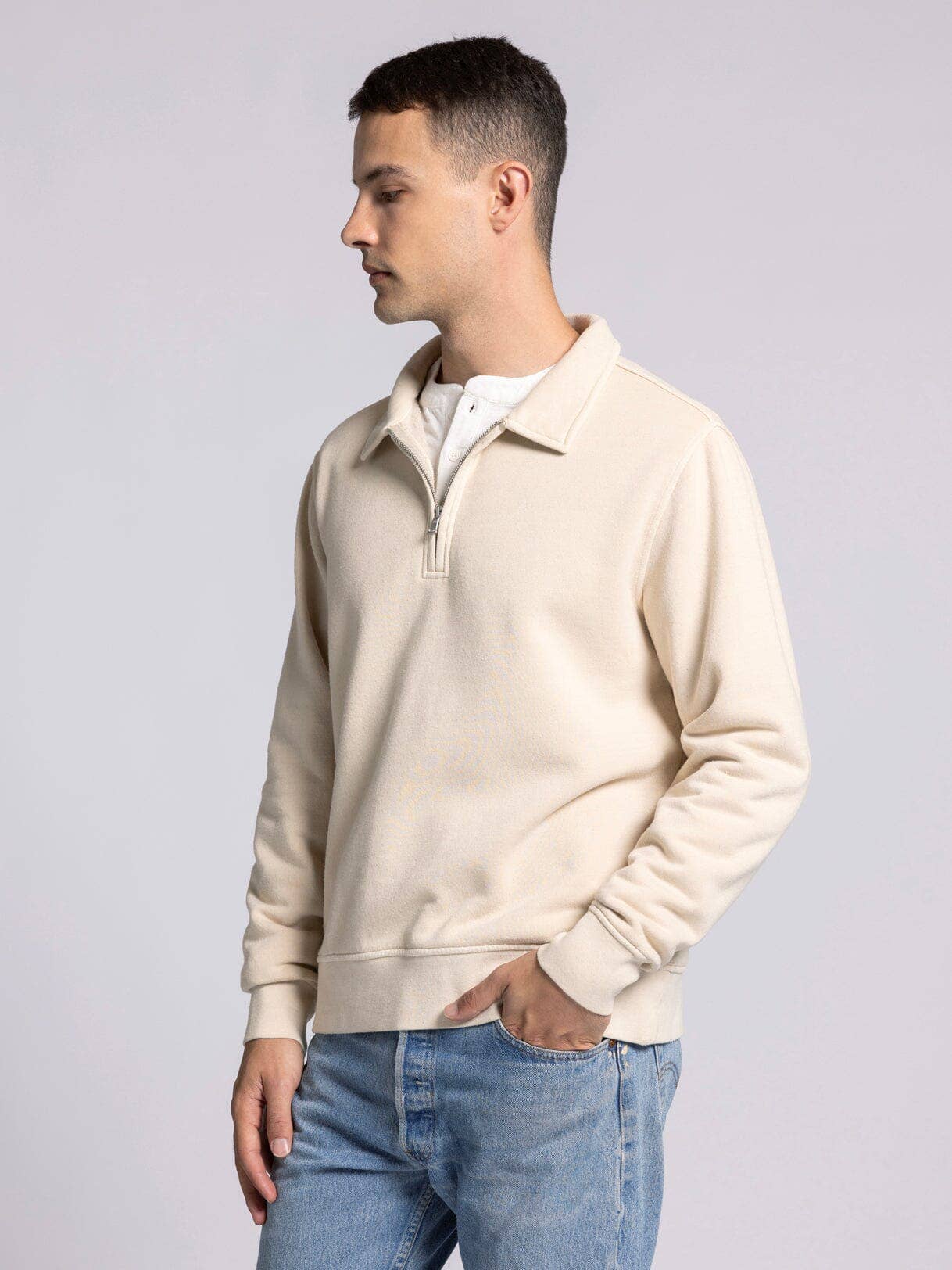 SURPLUS QUARTER ZIP - Half Zip Pullover