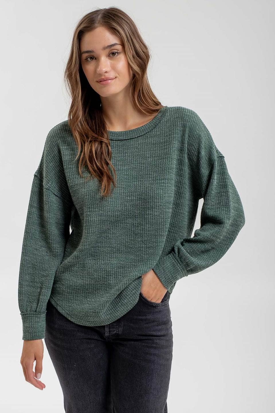 LONG SLEEVE SWEATER TOP