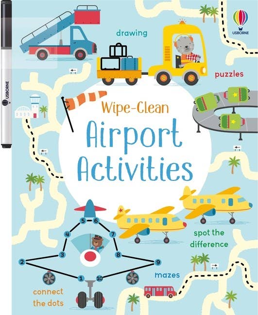 Wipe-Clean Airport Activities