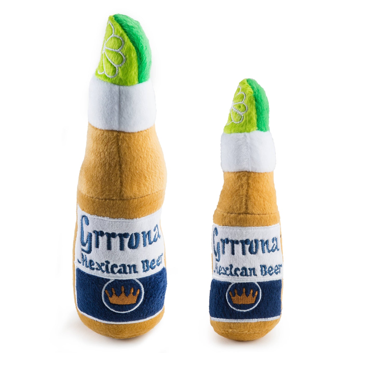 Grrrona Beer Bottle Toy Squeaker Dog Toy