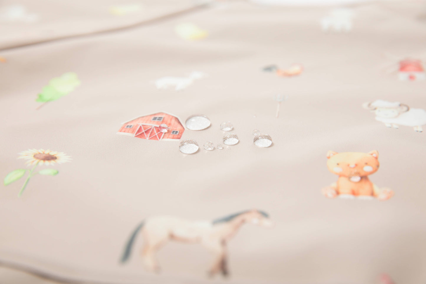 Smock Bib for Baby & Toddler Short Sleeve (Farm)