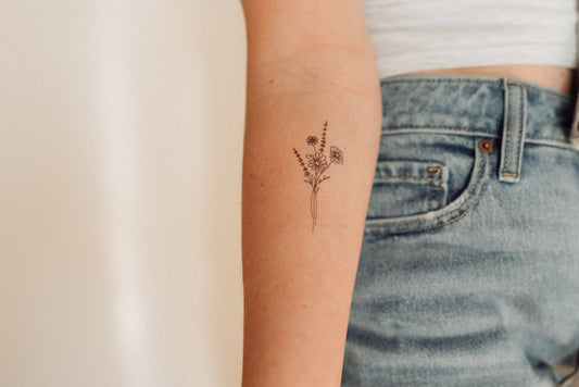 Daisy Temporary Tattoos