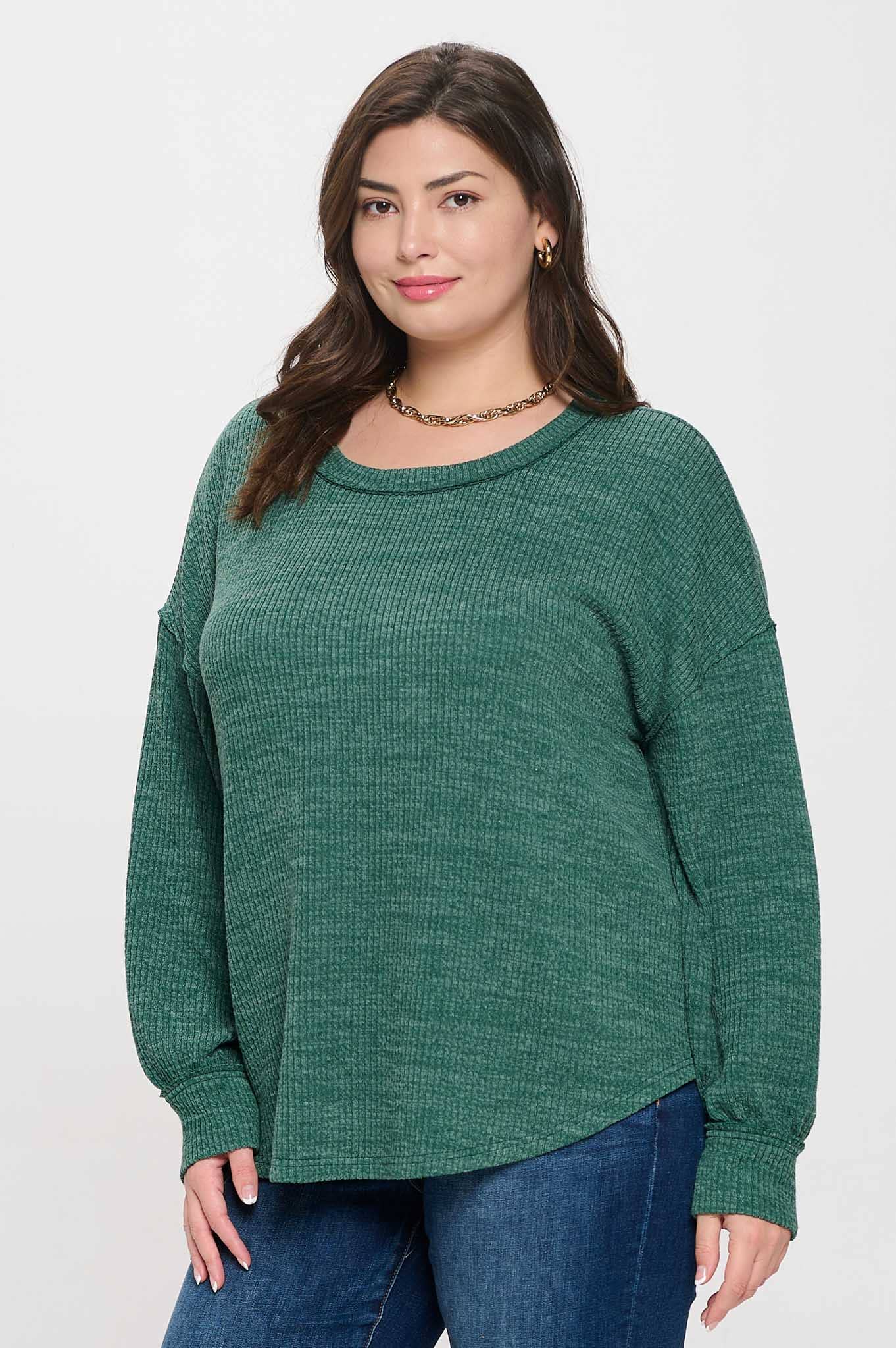 LONG SLEEVE SWEATER TOP