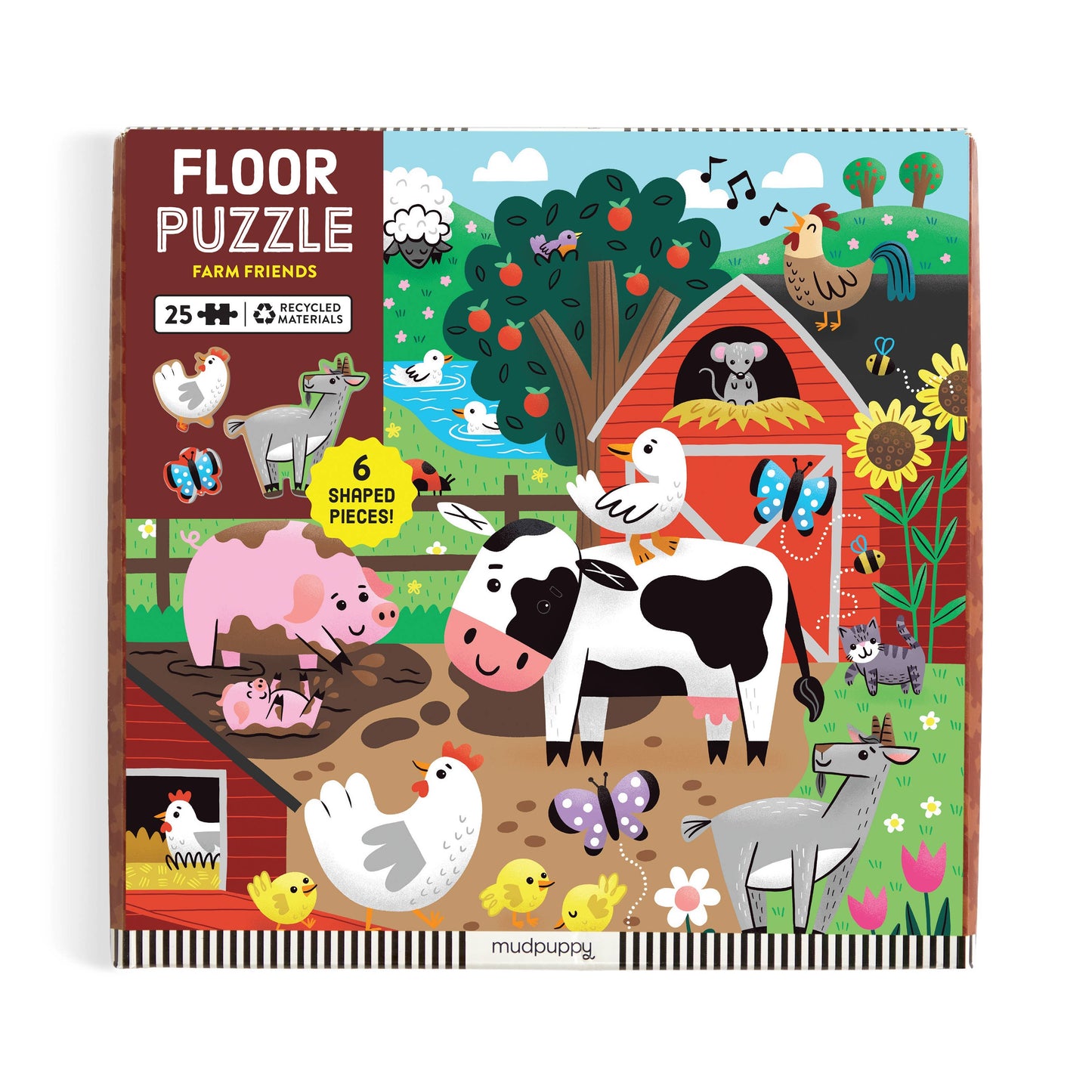 Farm Friends 25 Piece Floor Puzzle