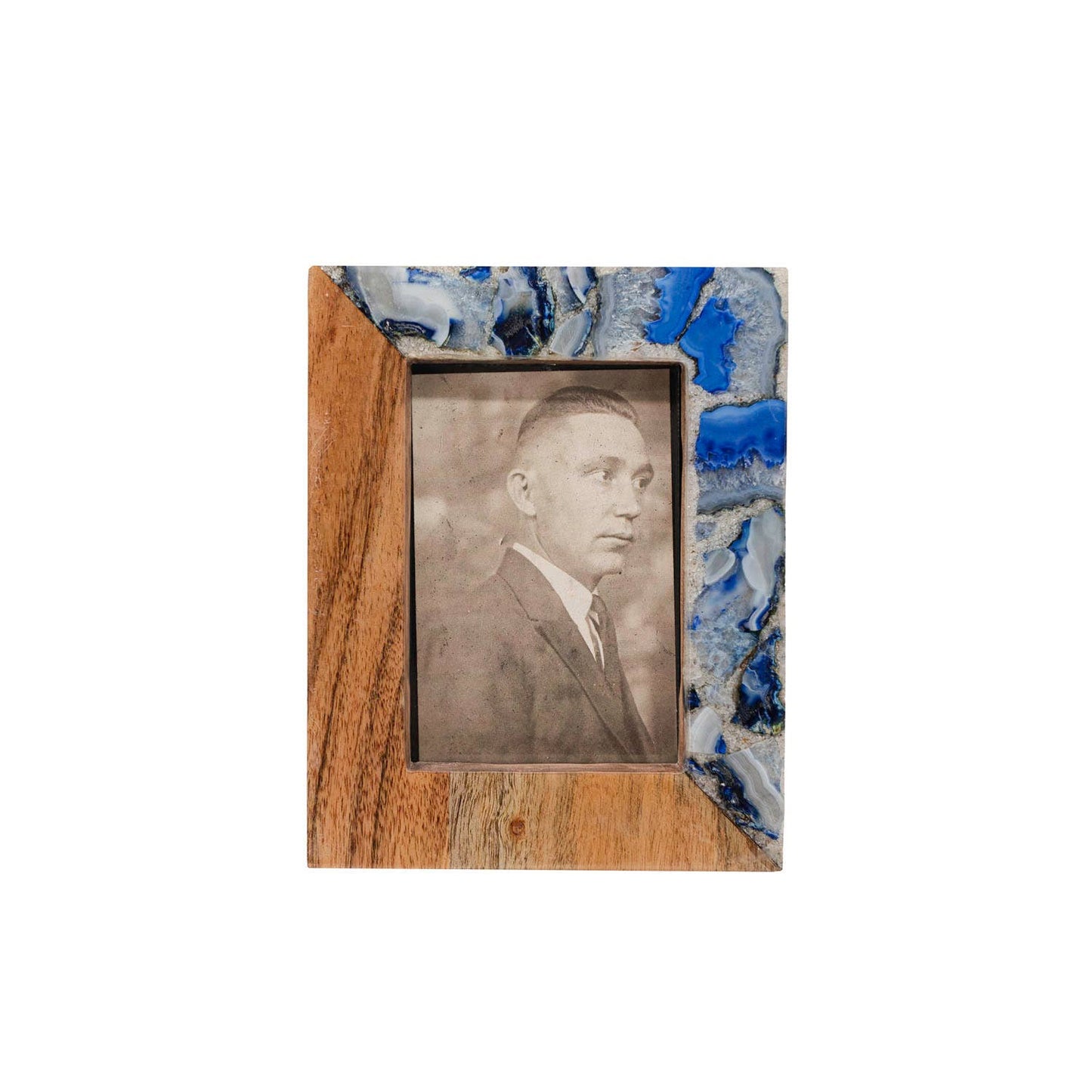 4x6 Blue Agate Picture Frame