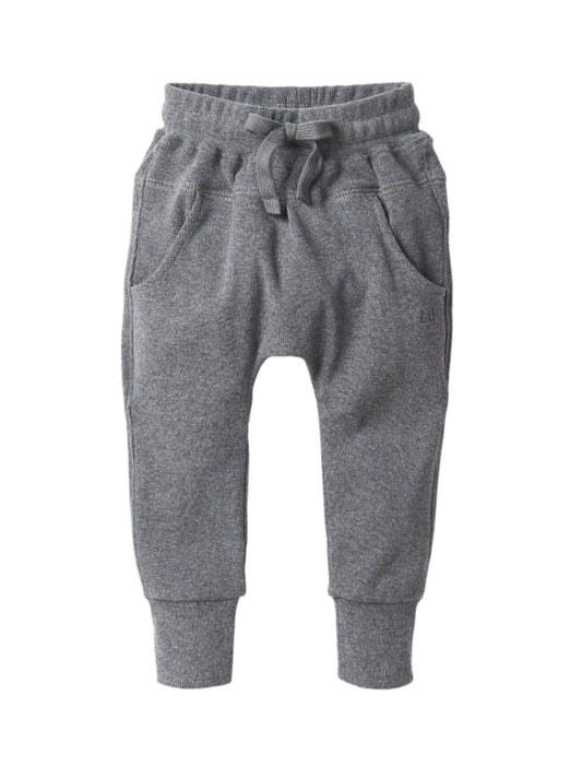 Ribbed Jogger - Charcoal