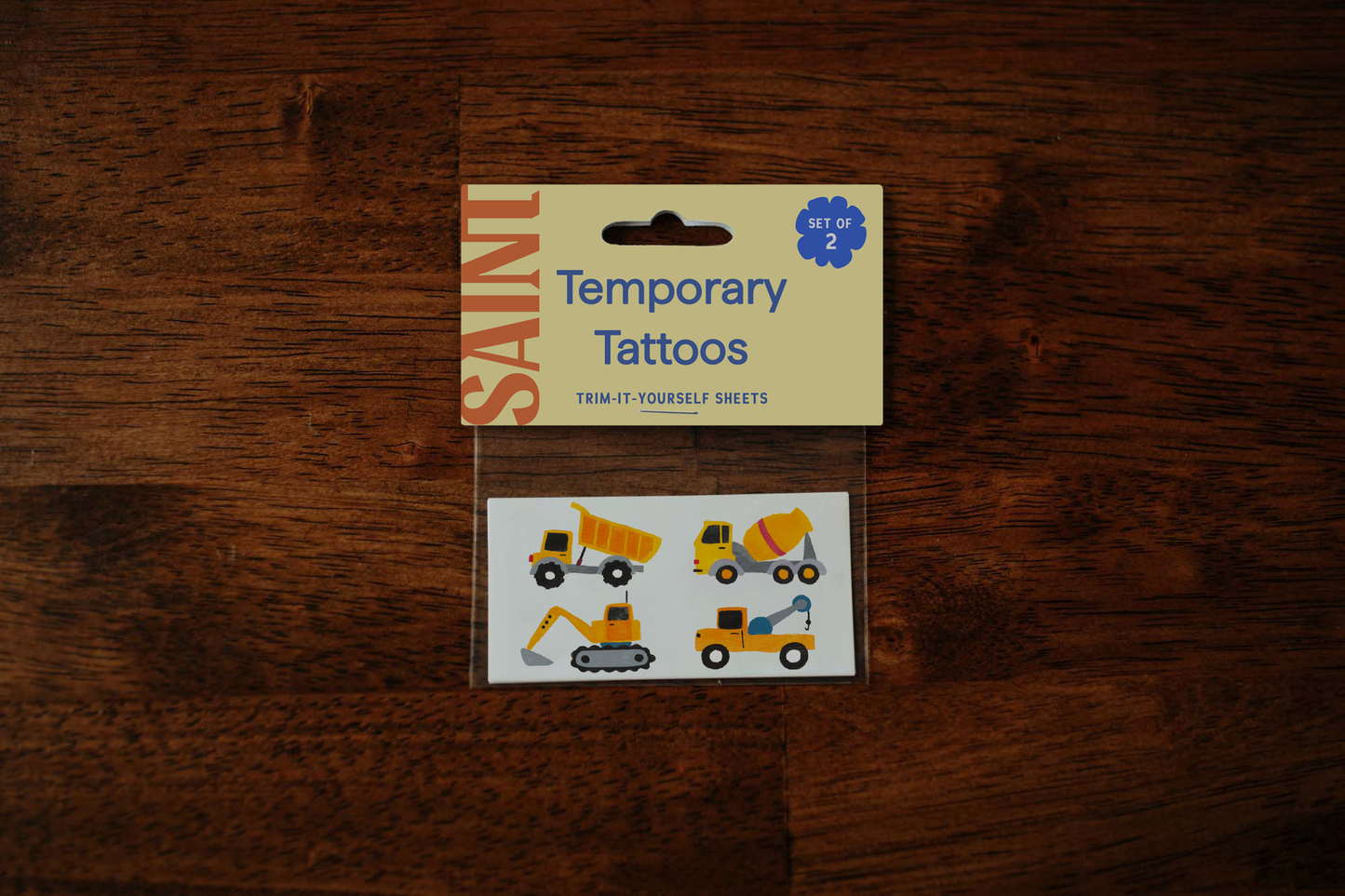 Construction Crew Temporary Tattoos