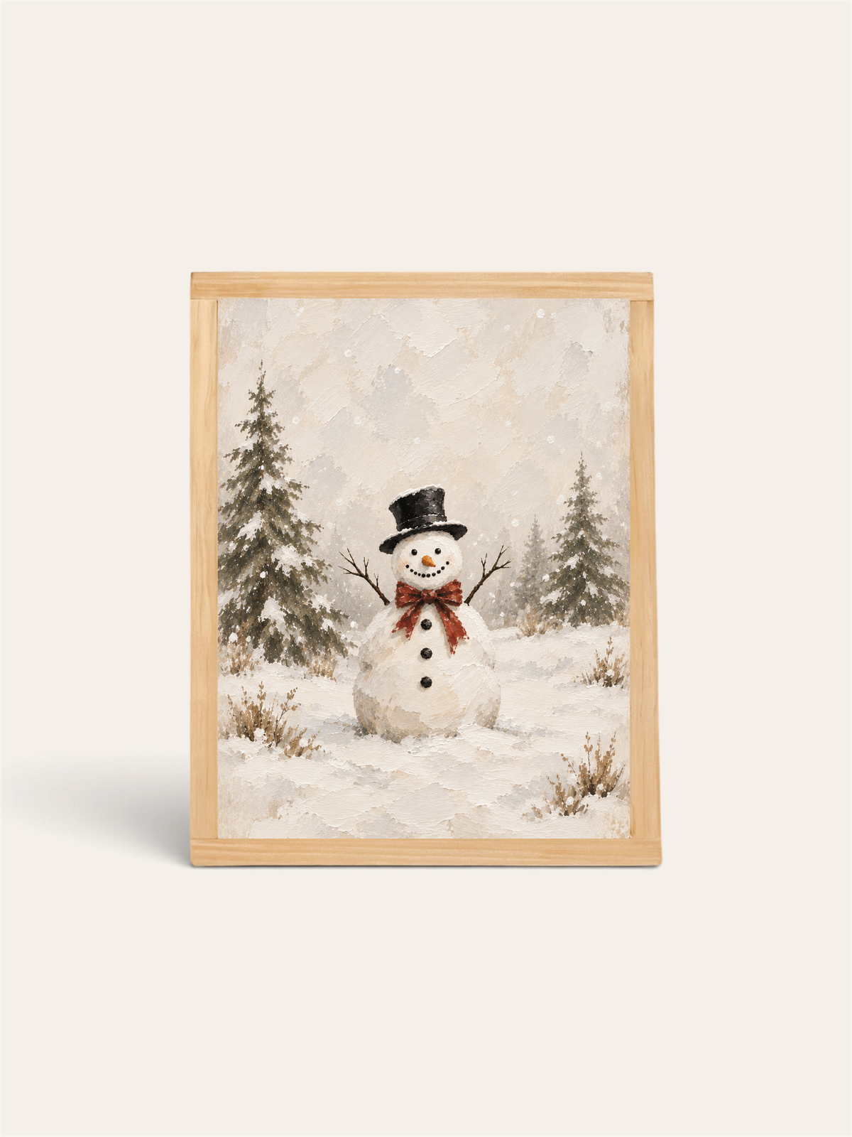 Cheery Snowman | Winter Wall Decor