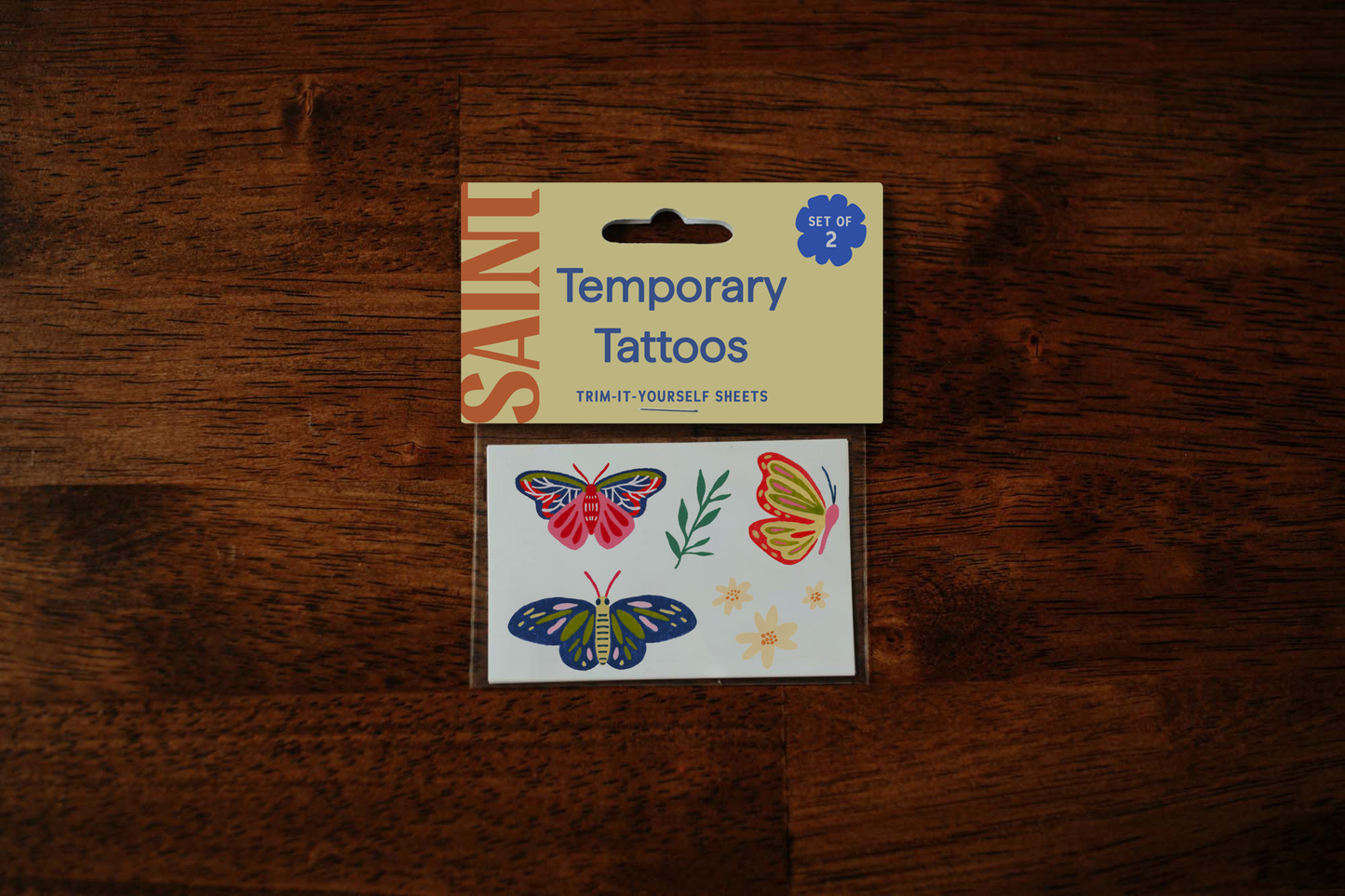 Secret Garden Temporary Tattoos