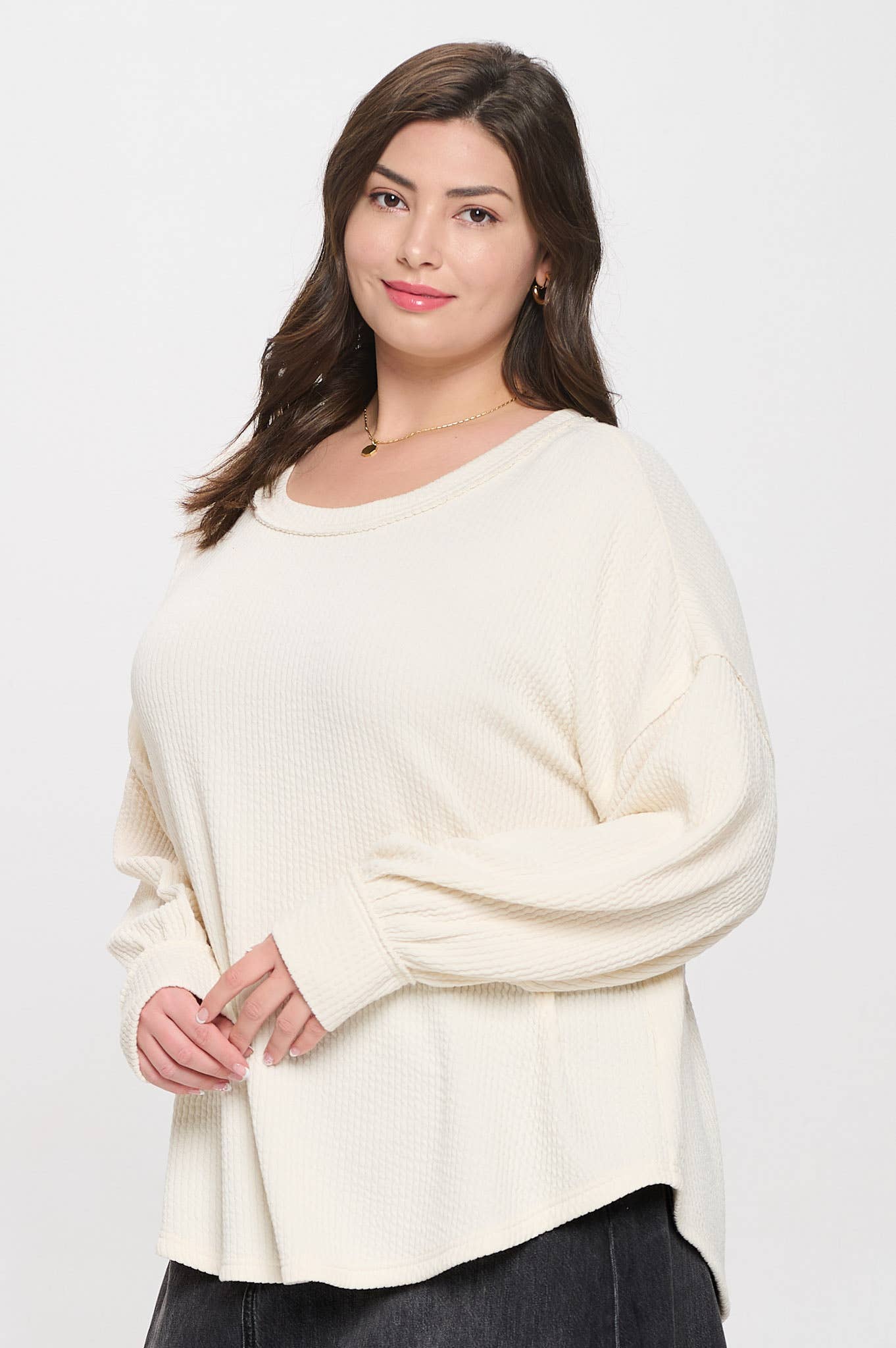 LONG SLEEVE SWEATER TOP