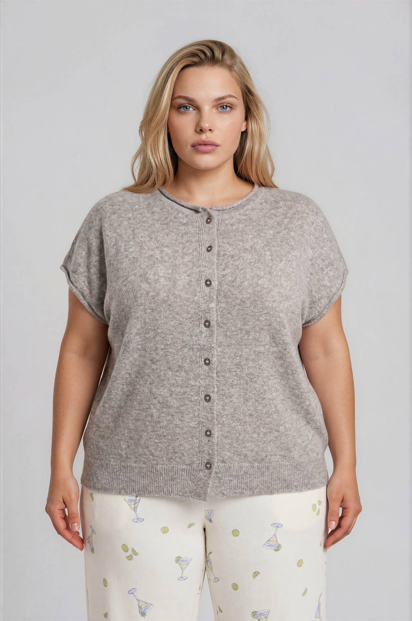 Plus Lightweight Cardigan