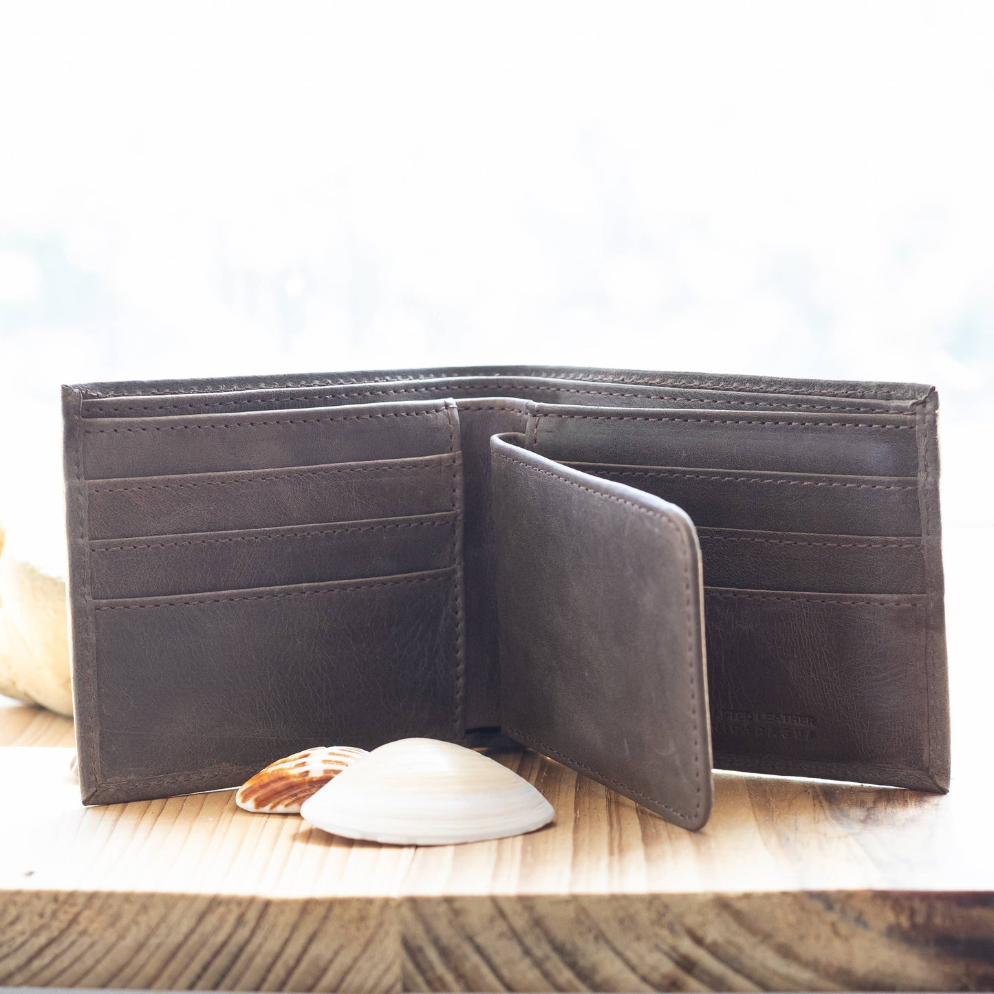 Leather Wallet  Italian Mocha