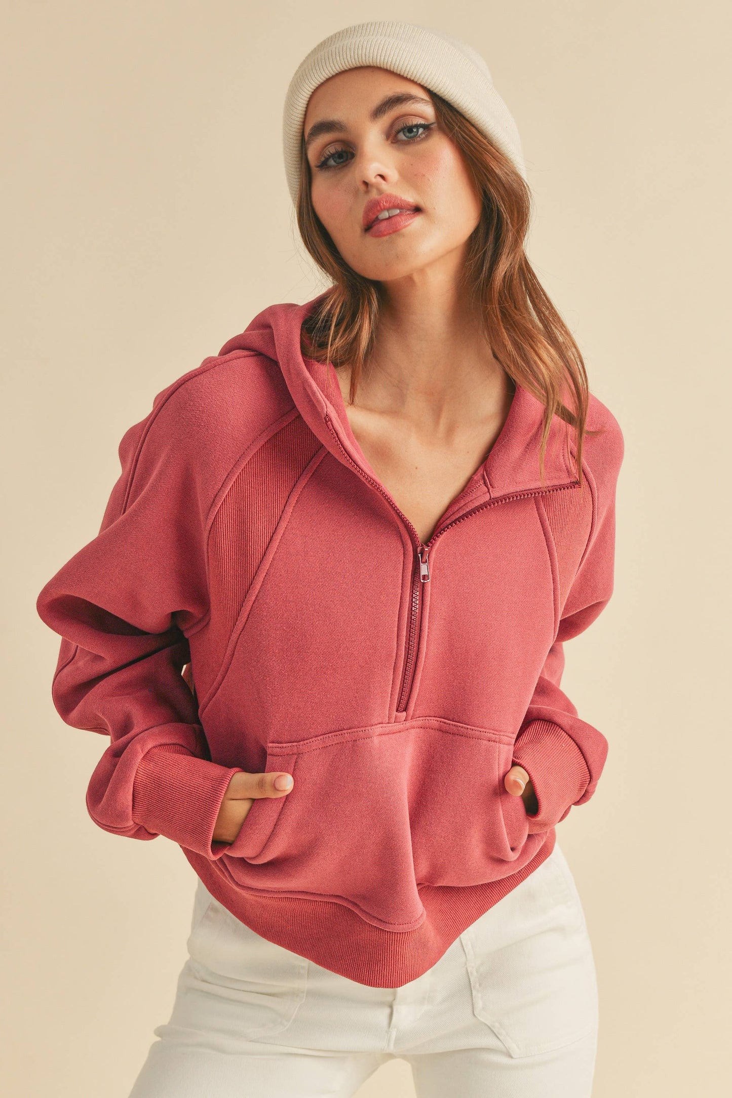 946CK Drea Half-Zip Hoodie