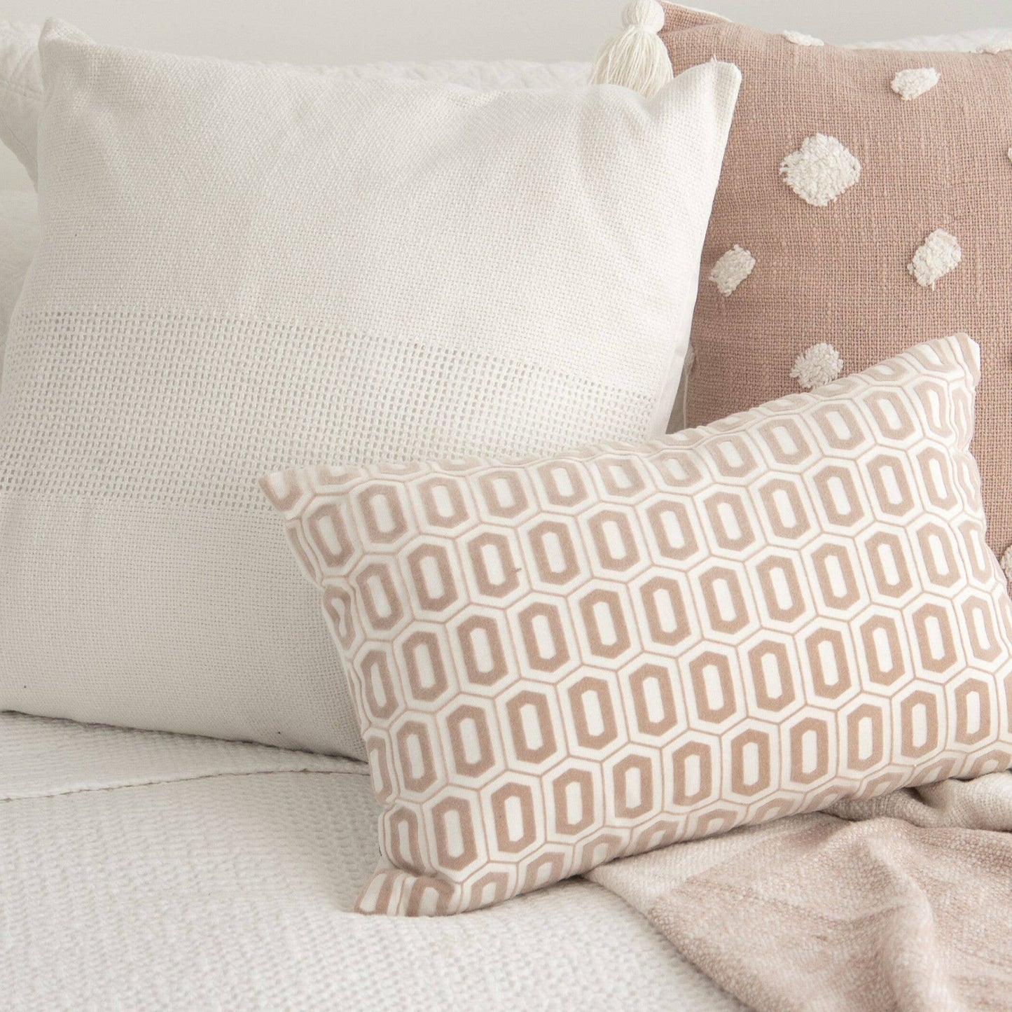 Woven Textured Pillow Cover